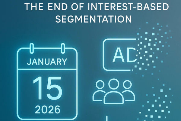 15 de janeiro de 2026: o fim da segmentação por interesse